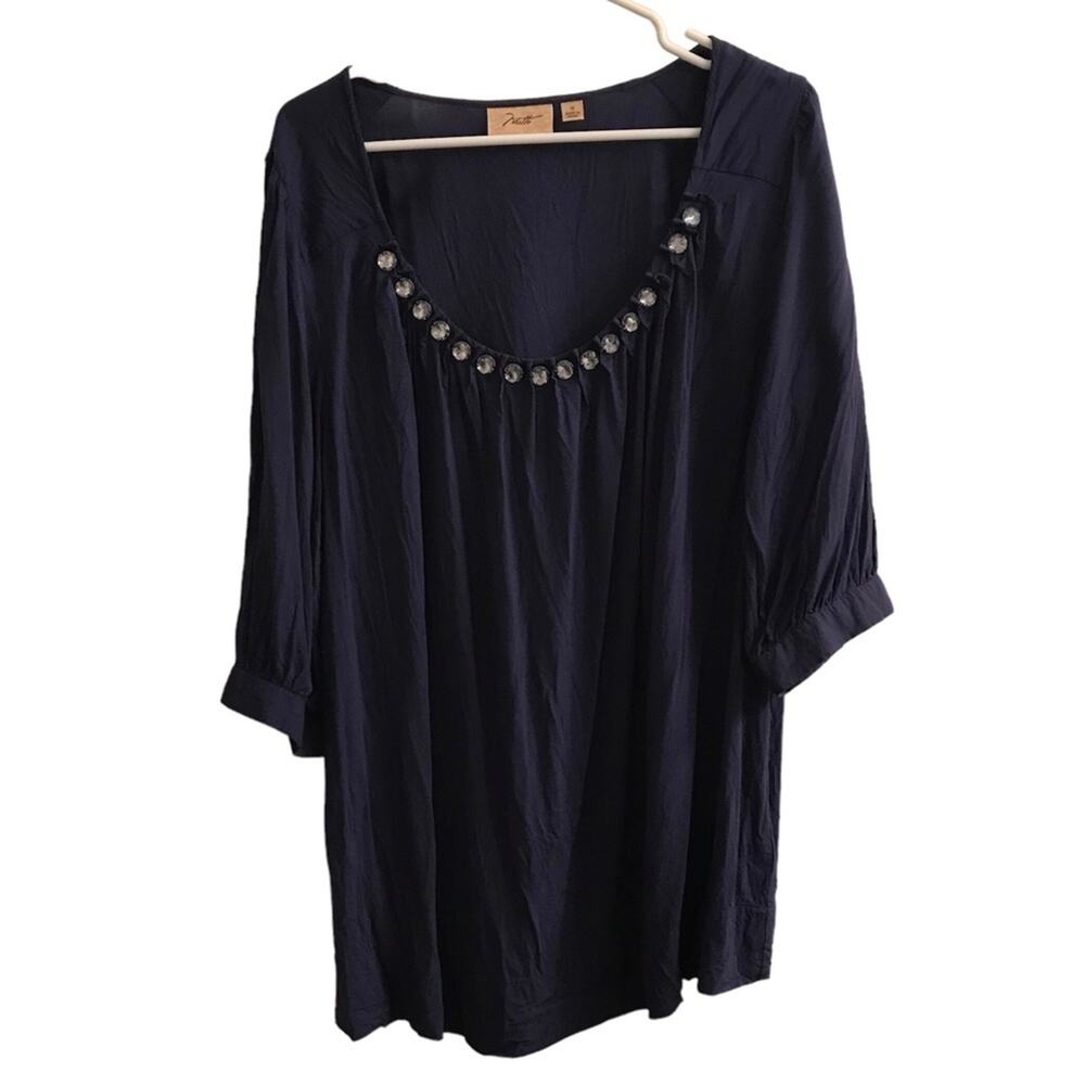 Motto Blouse with beaded accents Size 1X